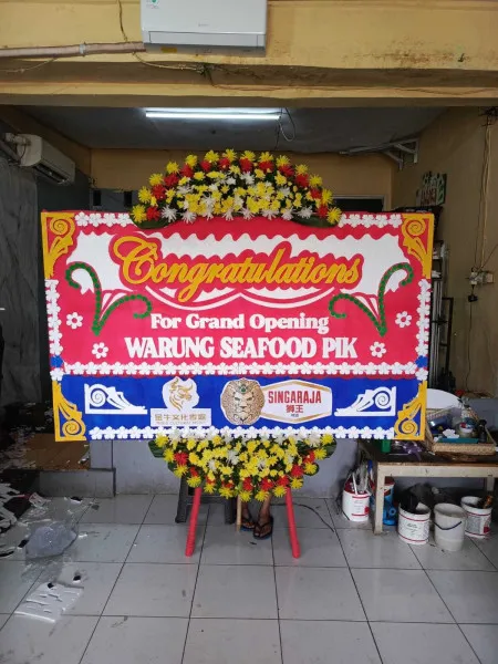 Papan Bunga Ucapan Selamat Rengging Pecangaan