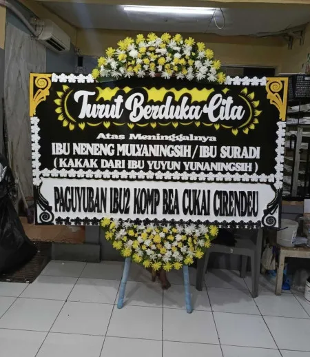 Papan Bunga Duka Rengging Pecangaan